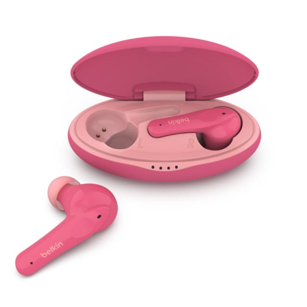 سماعات ايربادز للاطفال نانو ساوند فورم لاسلكية من بيلكن - وردي