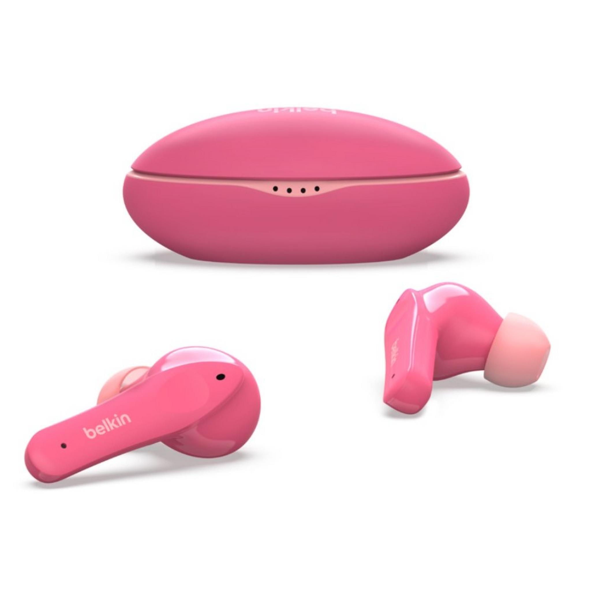 Belkin Soundform Nano Wireless Earbuds​ for Kids - Pink