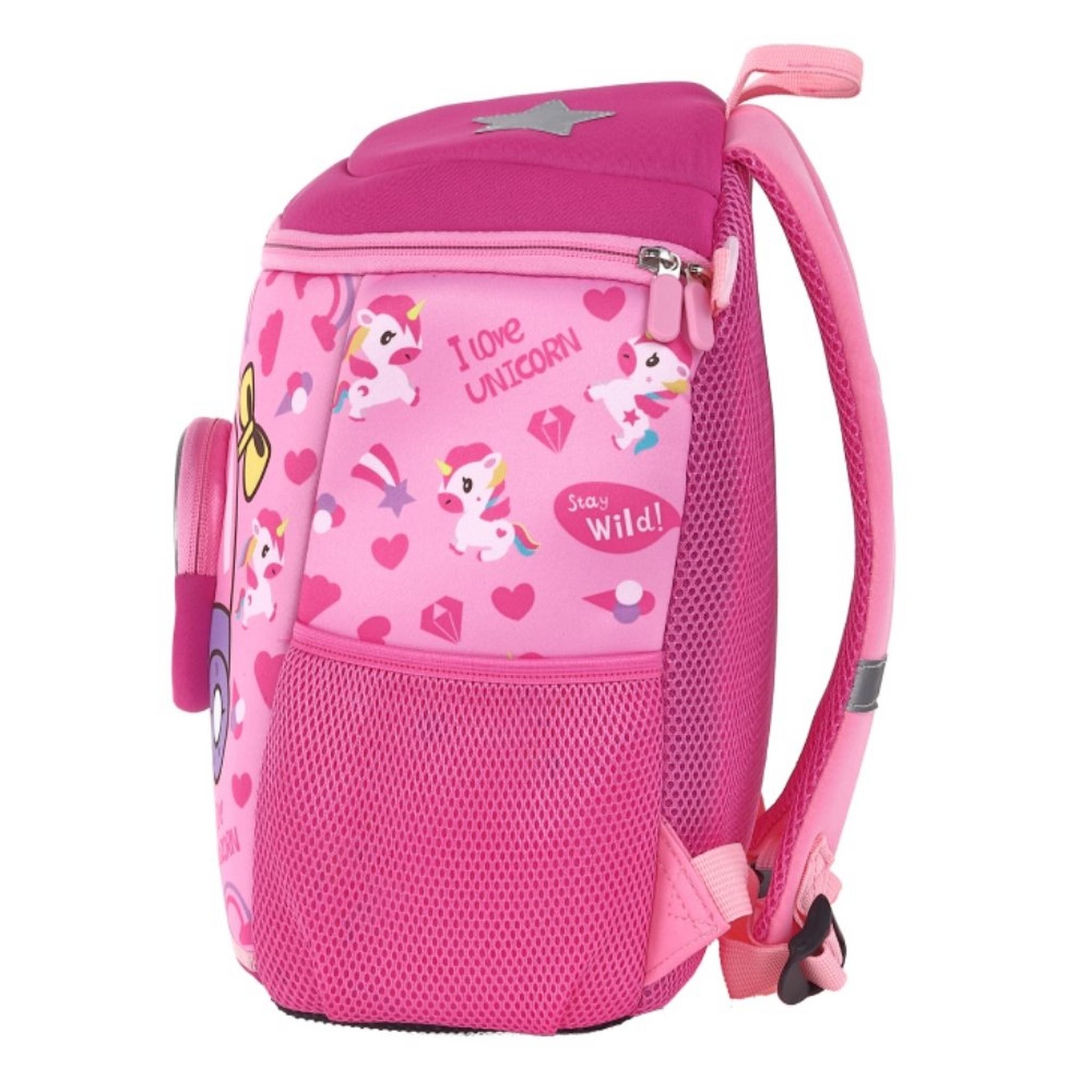 EQ Kids 3in1 Unicorn Large Backpack - Pink