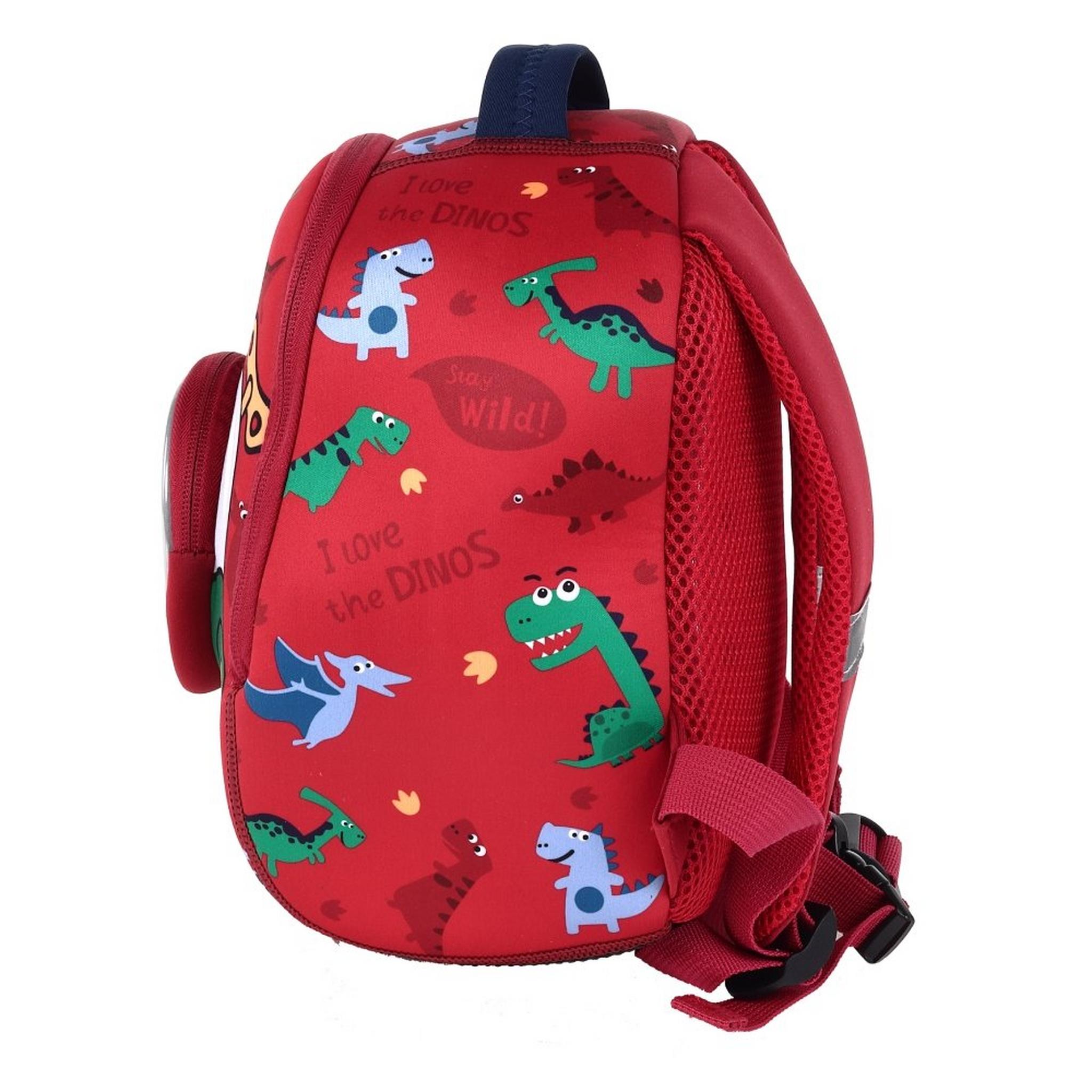 EQ Kids 3in1 Dino Small Backpack - Red