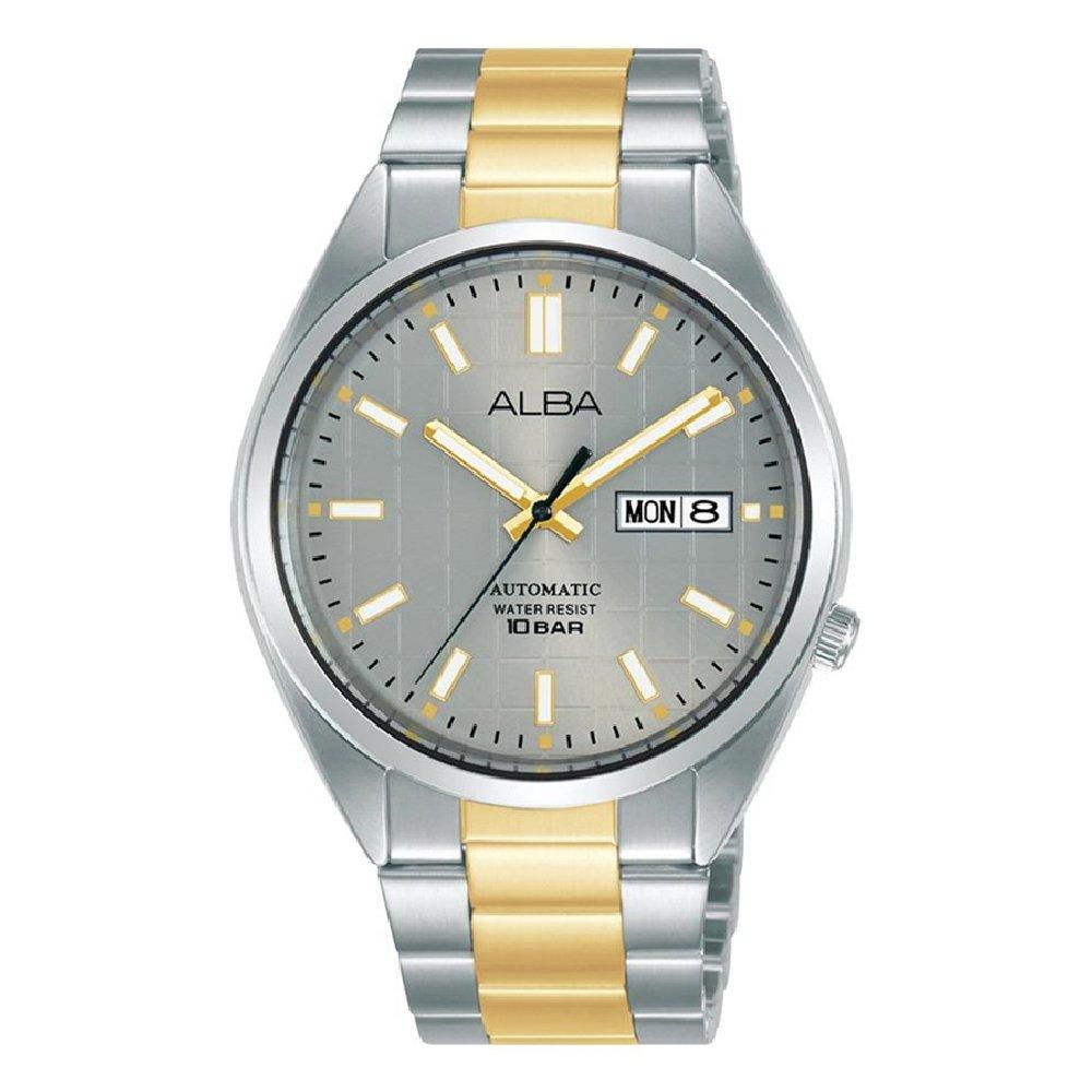 Alba watch for men analog stainless steel al4315x1 silver