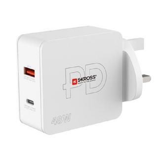 Buy Skross multipower 2 pro uk usb charger, skch000248wpdukcn - white in Kuwait