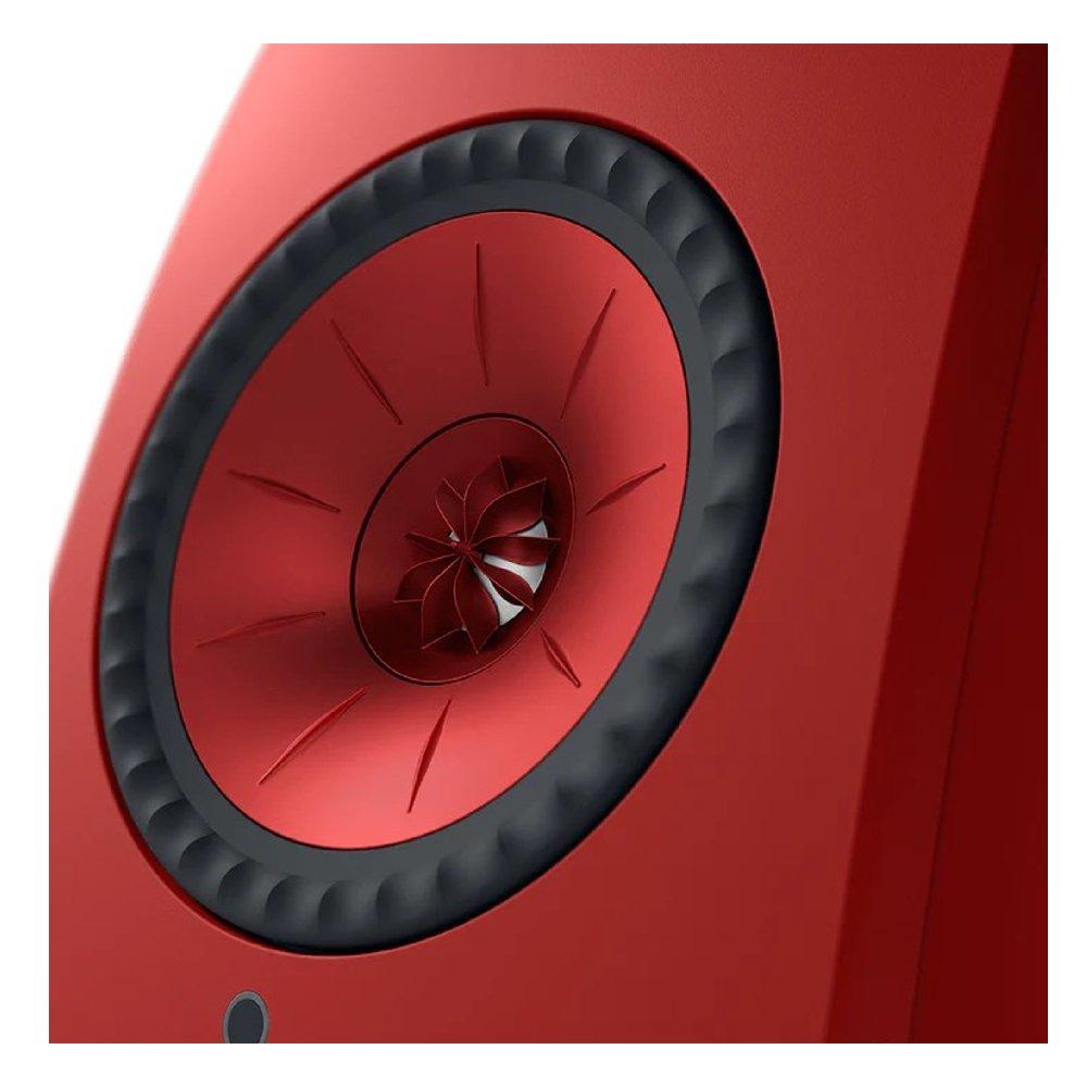 KEF LSX-II Wireless Active HiFi Speakers, 200W, SP4041KB (UK) - Red