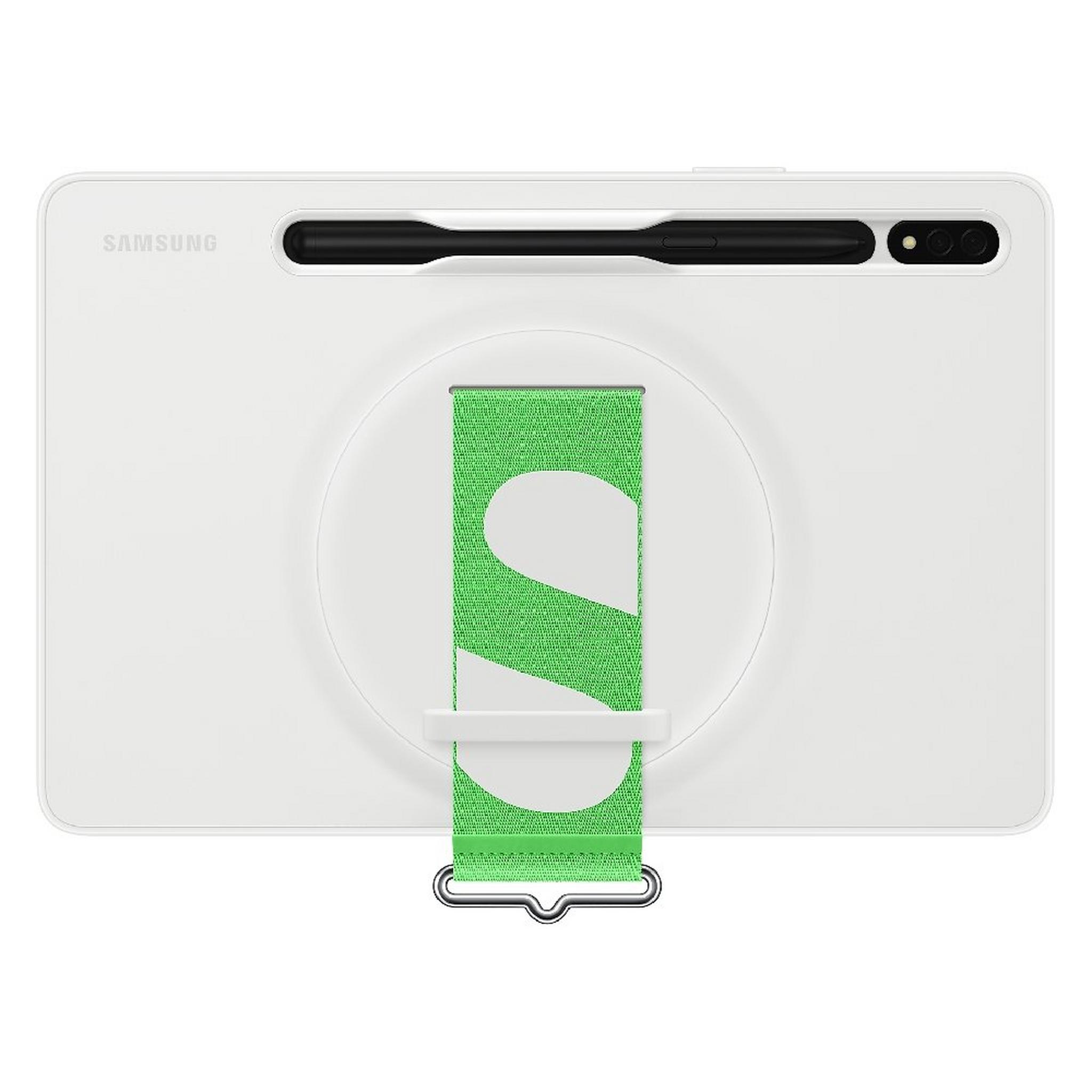 Galaxy Tab S8 Strap Cover - White