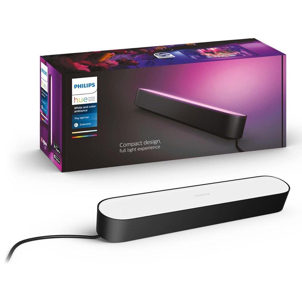 Philips Hue Play Smart Light Bar Single Pack, 915005734101– Black