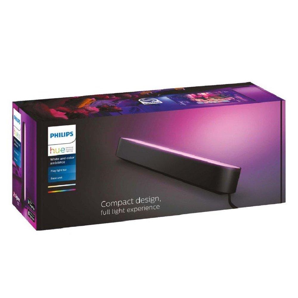 Philips Hue Play Smart Light Bar Single Pack, 915005734101– Black
