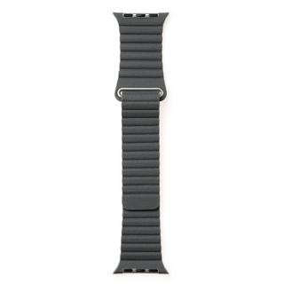 Buy Eq magnetic leather strap for apple watch 41mm - black in Saudi Arabia