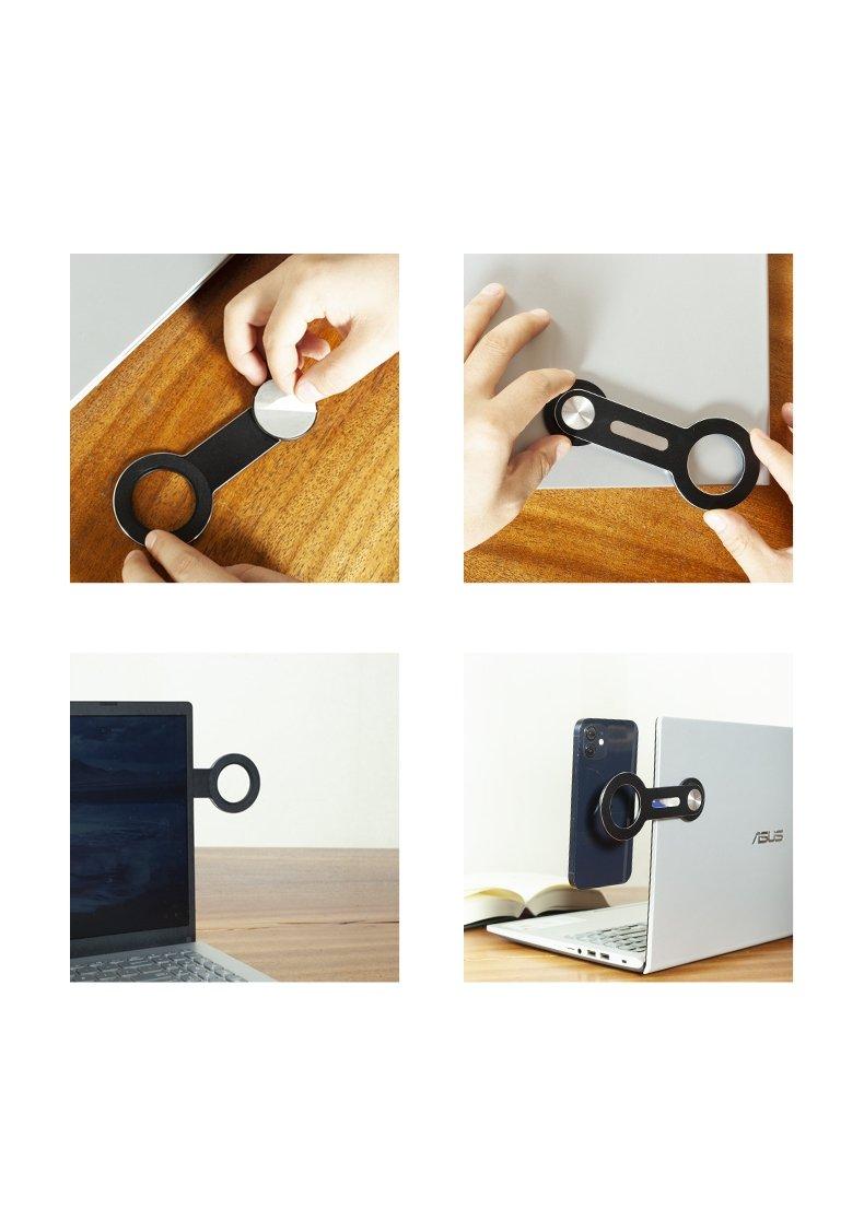 EQ Magnetic Phone Grip For Laptop - Black