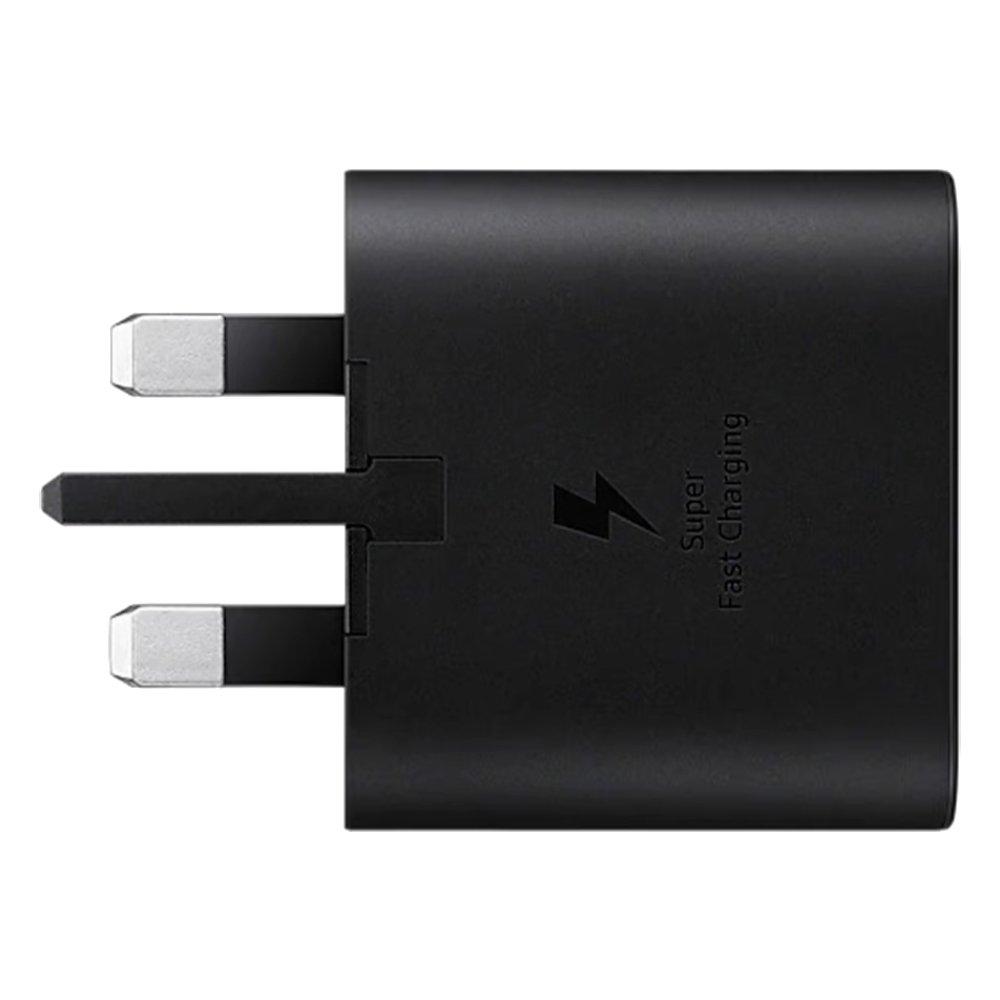 محول الطاقة المتنقل من سامسونج بقوة 25 واط، يو اس بي -سي - أسود