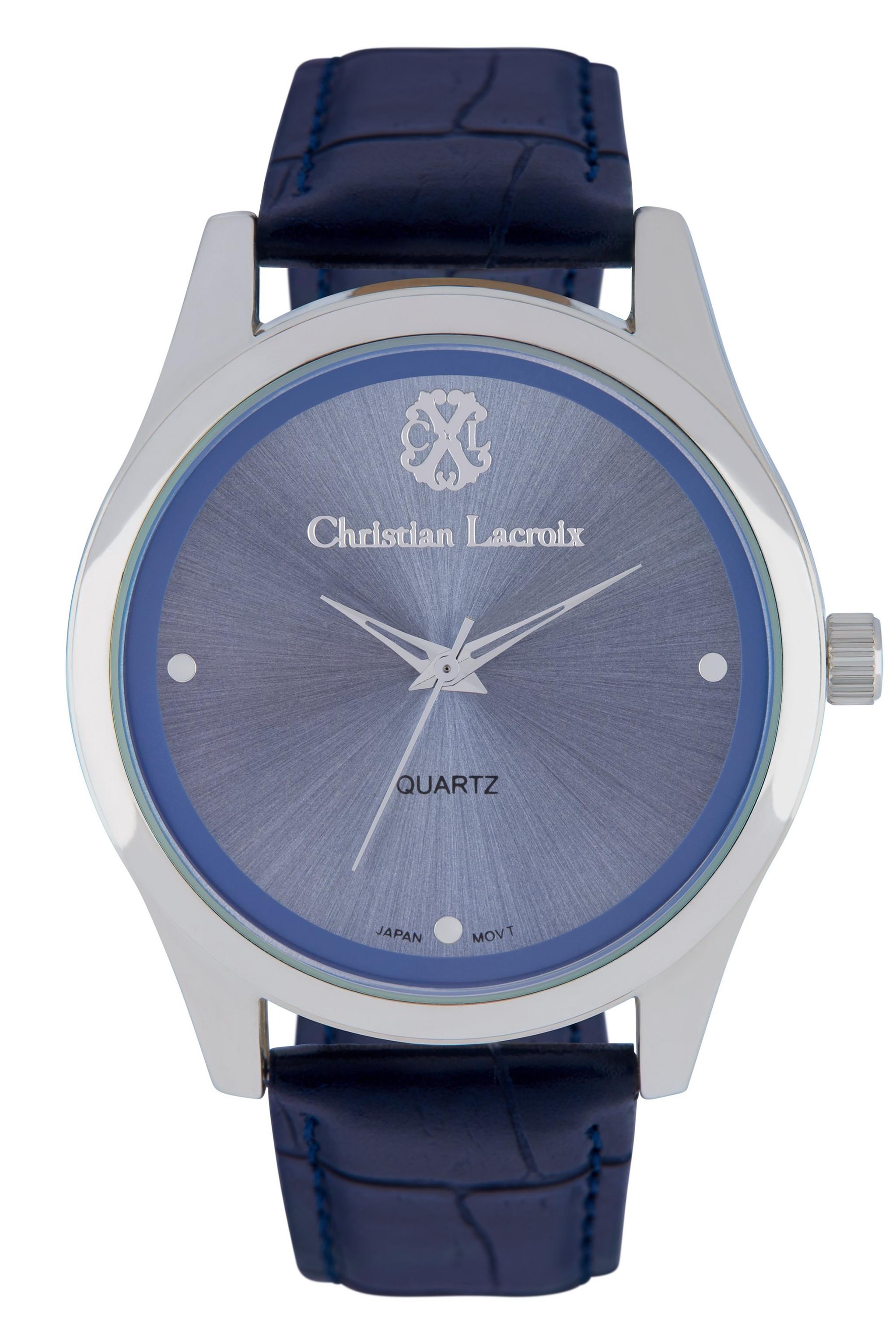Christian Lacroix 41mm Analog Gents' Leather Watch - CXLS18008