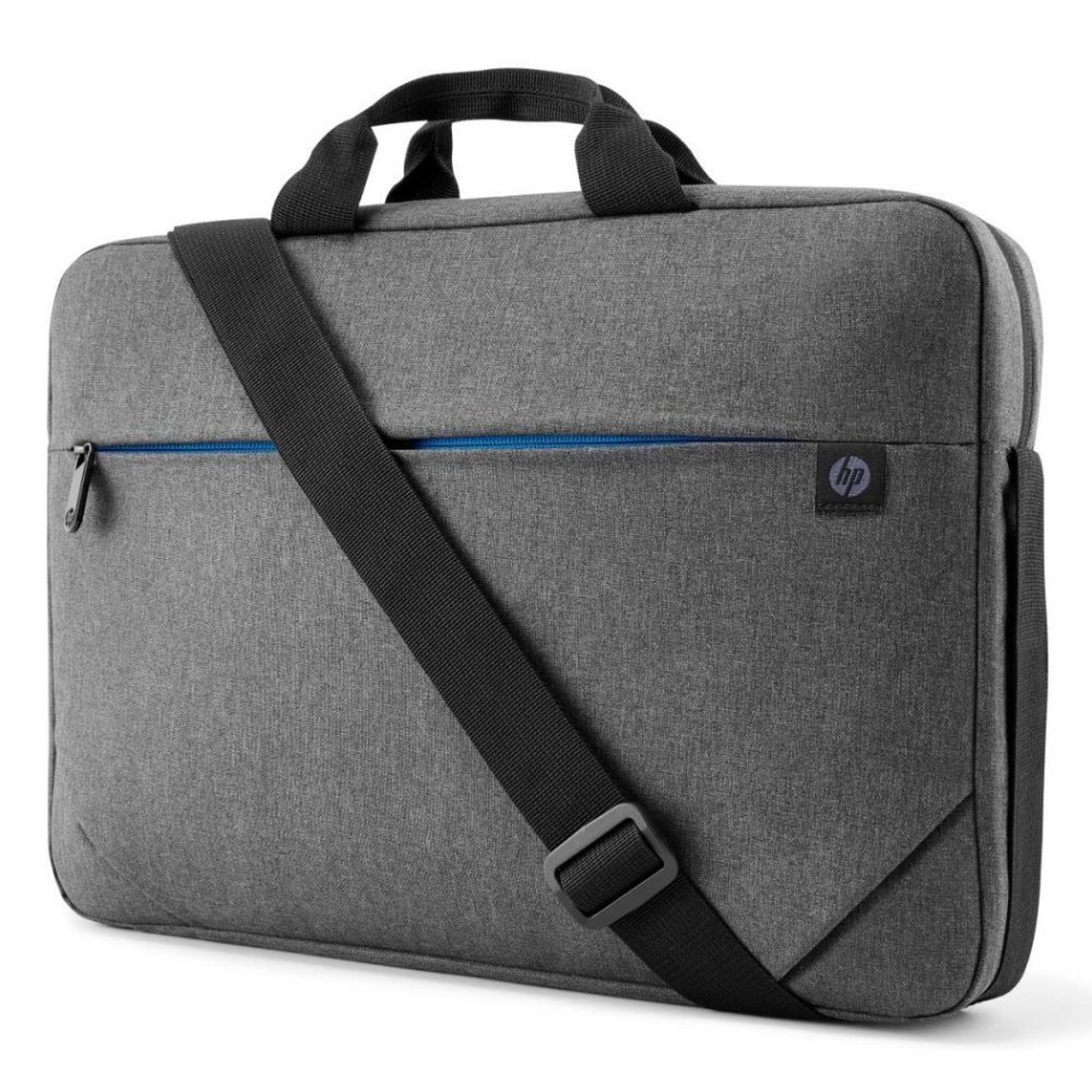 حقيبة لاب توب لأجهزة اللابتوب مقاس 15.6 بوصة - رمادي
