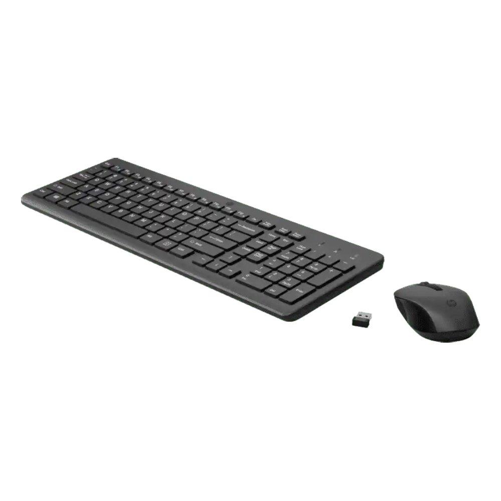 HP Wireless Mouse & AR Keyboard Set - Black