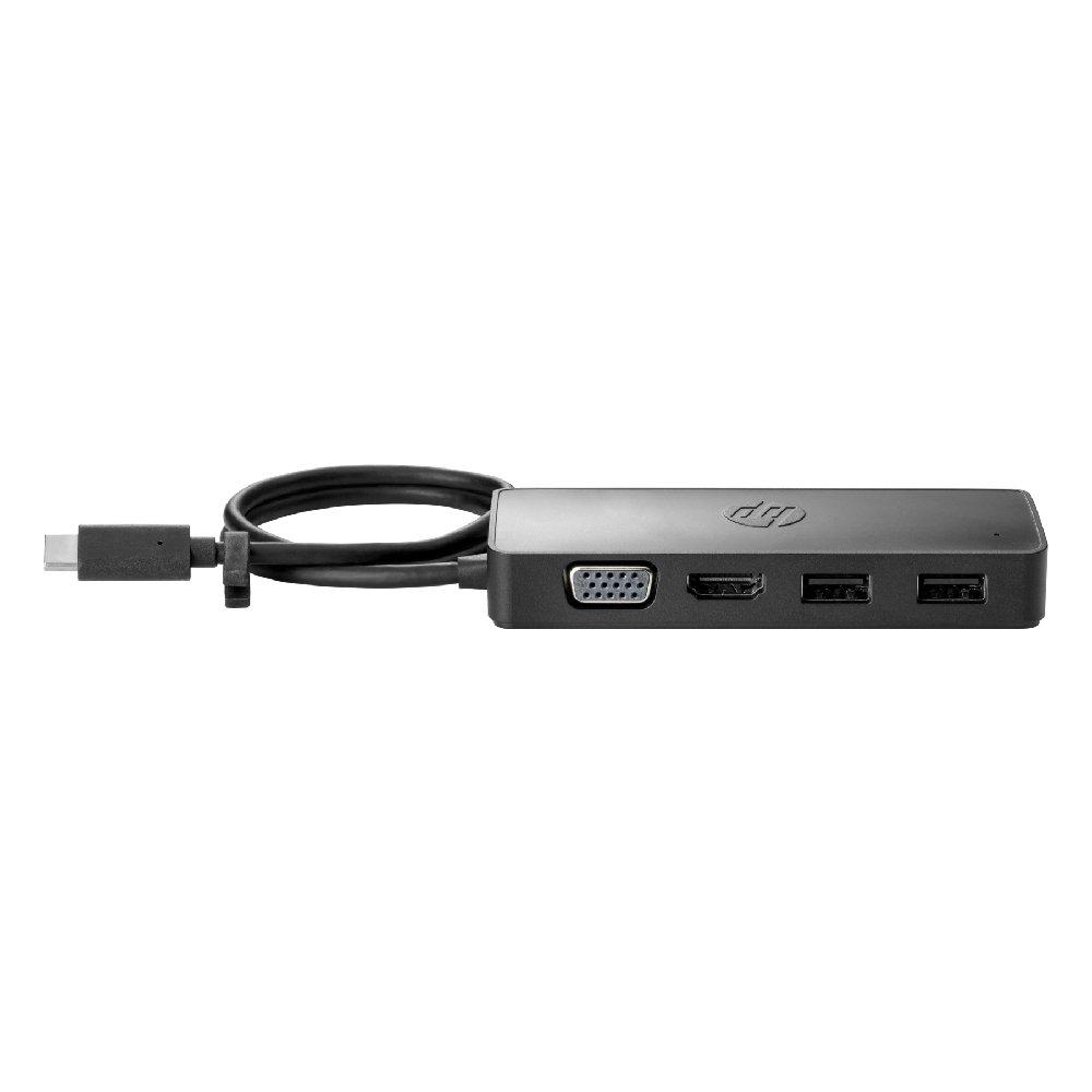 Buy Hp 235n8aa usb-c travel hub g2 - black in Kuwait