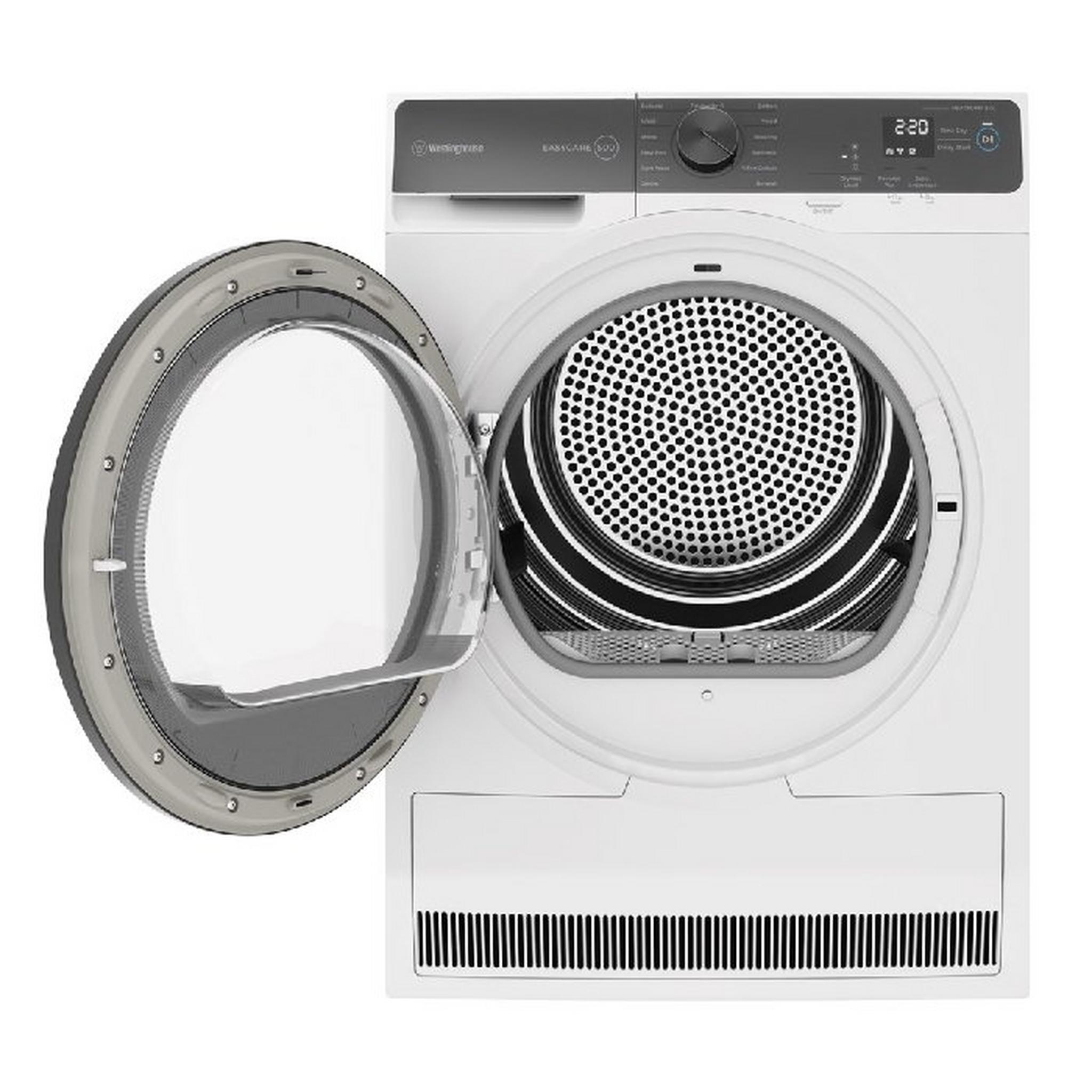Frigidaire Front Load Heat Pump Tumble Condenser Dryer, 8kg, Model-FDH804N7WA - White