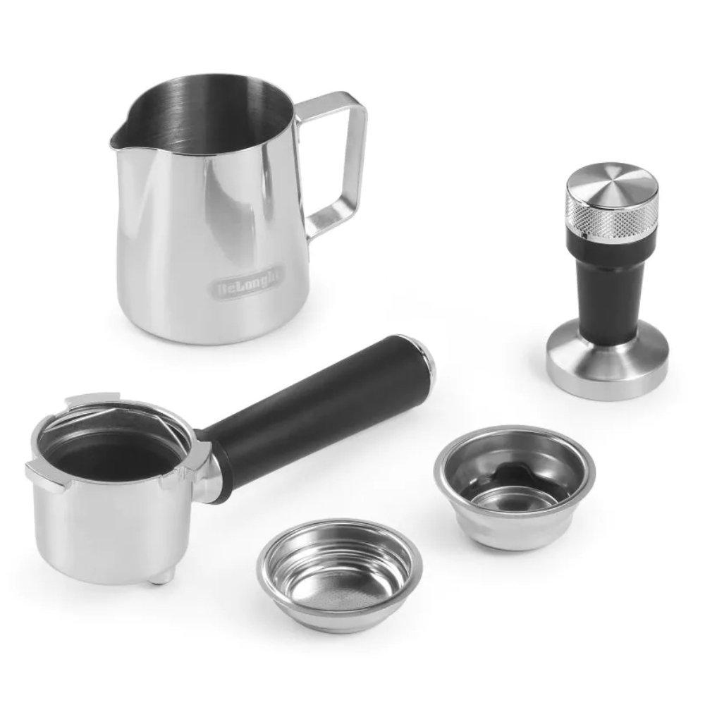 ماكينة تحضير الإسبرسو ديلونجي اليدوية ديديكا ميتاليكس بقوة 1300 واط 1.1 لتر ،EC785.BG - بيج