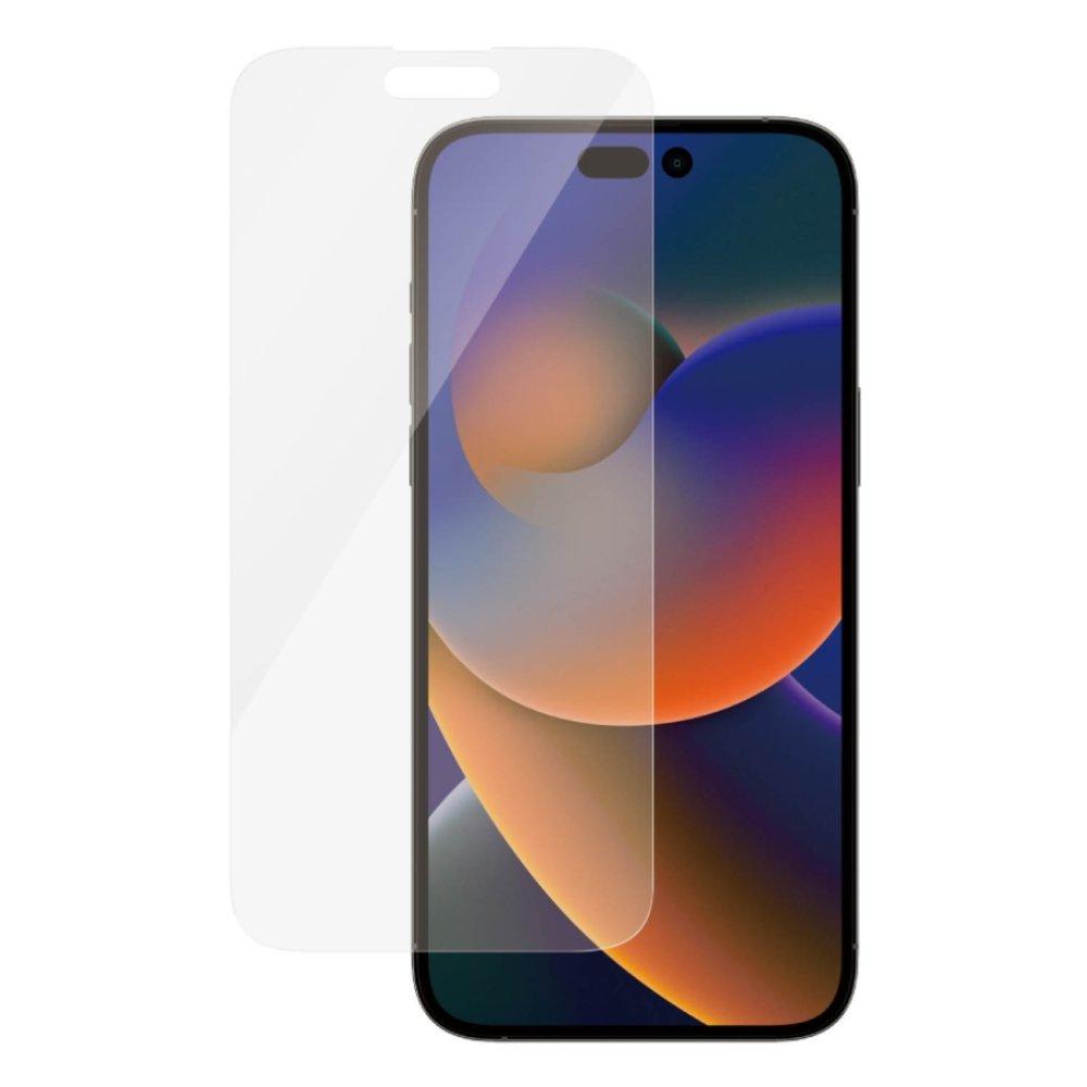 واقي الشاشة الزجاجي كلاسيك فيت لجوال ايفون 14 برو ماكس من بانزر - شفاف