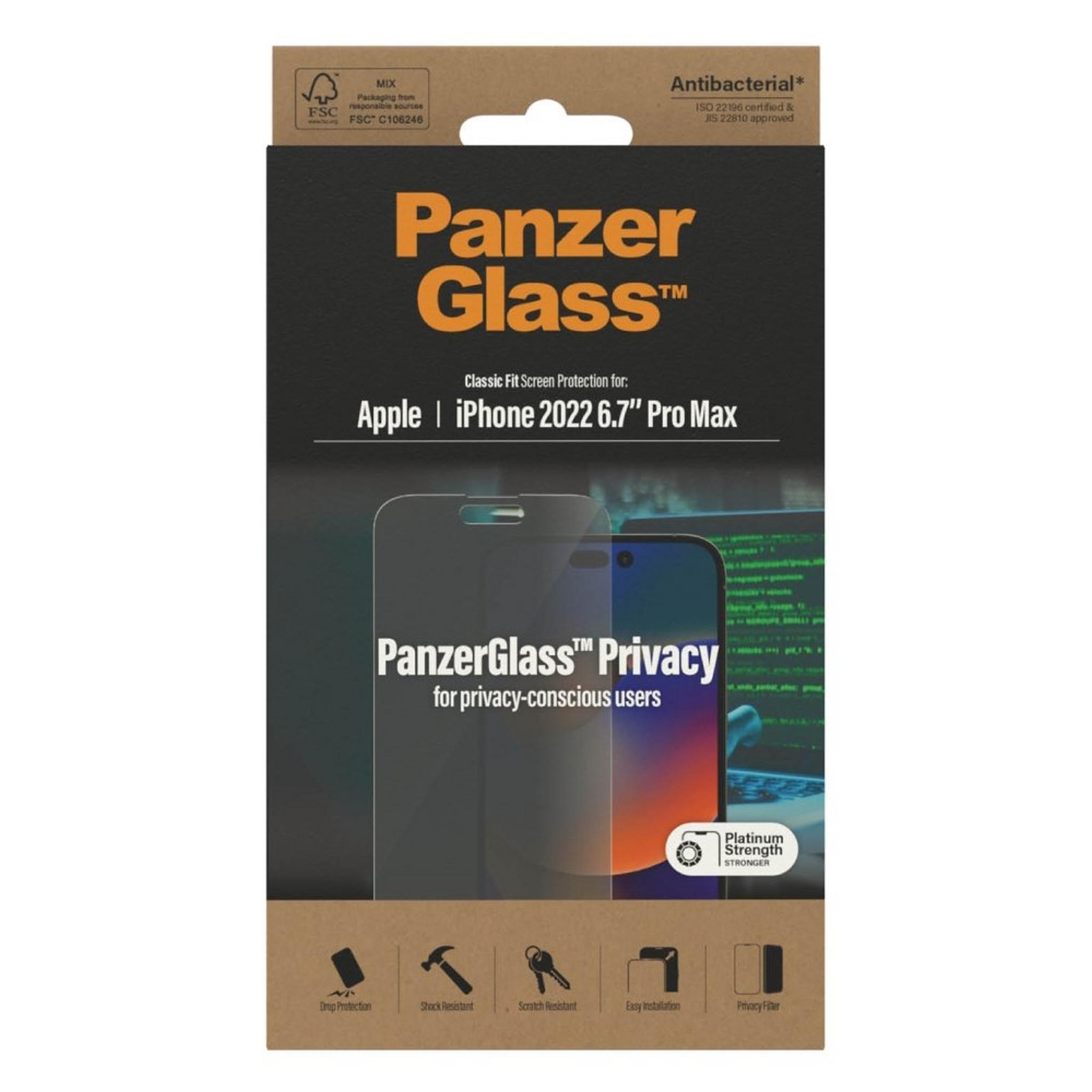 Panzer Classic Fit iPhone 14 Pro Max - Privacy