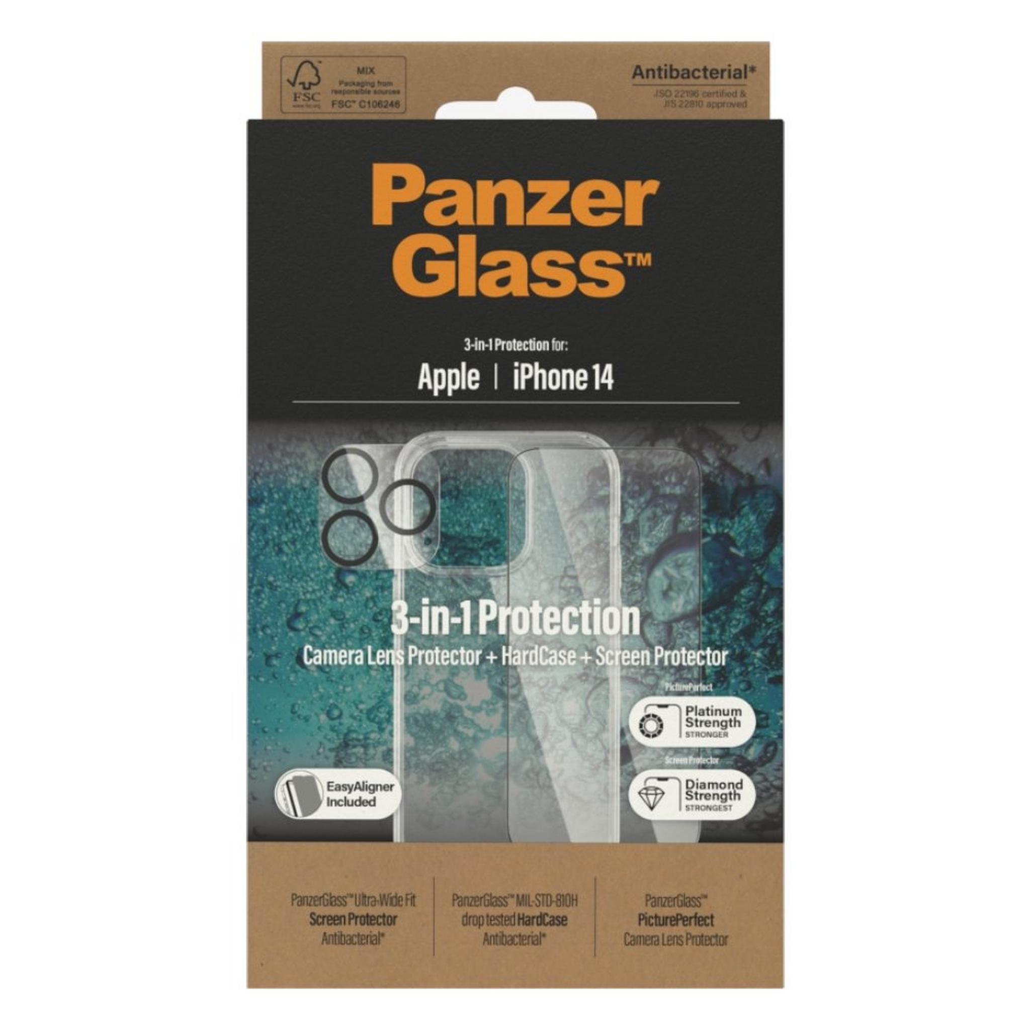 Panzer Bundle 3N1 iPhone 14 6.1 Inch - Clear