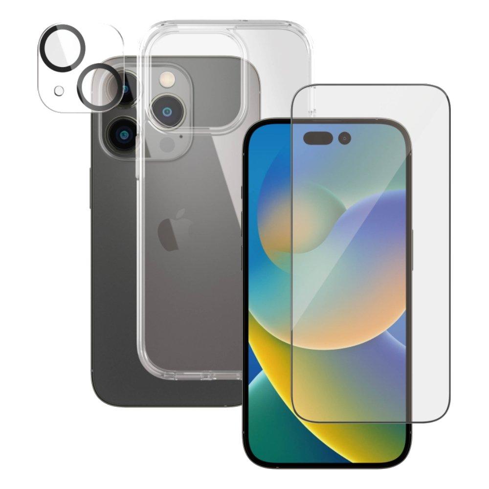 Panzer Bundle 3N1 iPhone 14 Pro 6.1 Inch - Clear