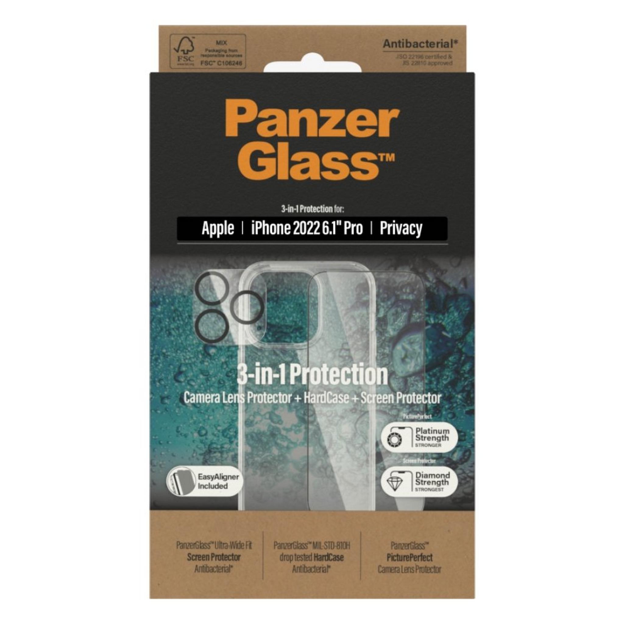 Panzer Bundle 3N1 iPhone 14 Pro 6.1 inch - Privacy