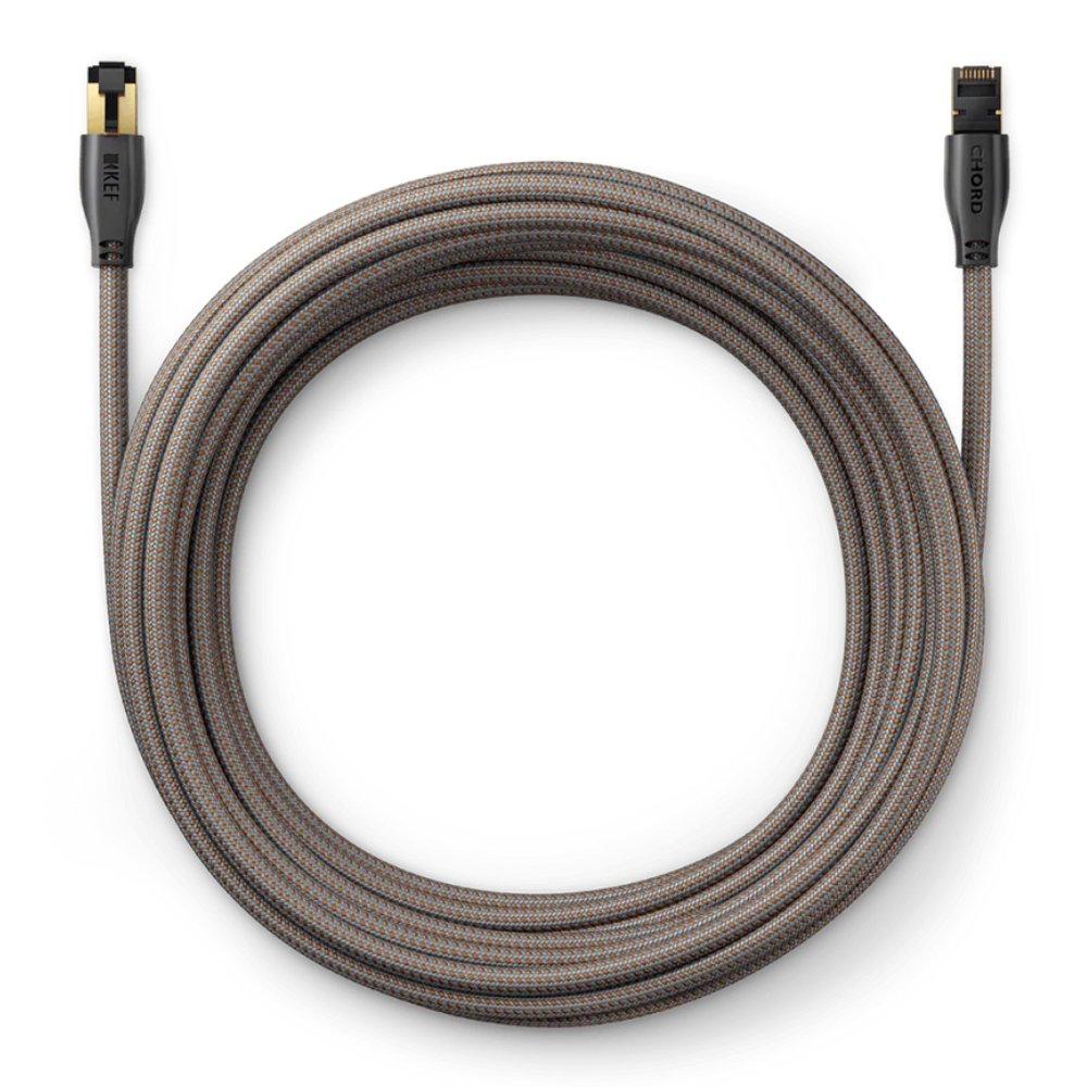 كابل شبكة إيثرنت من كيف كي-ستريم 8 متر كات 6إيه تيتانيوم