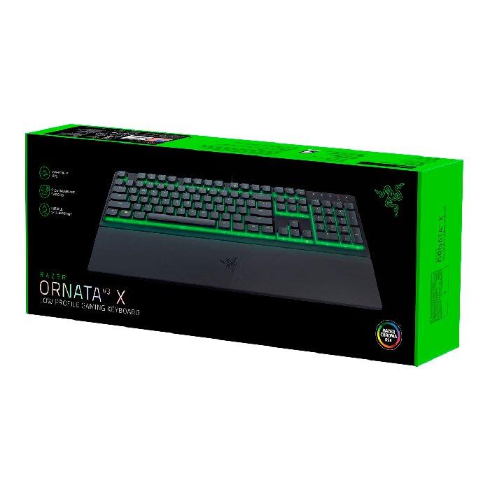 Razer Ornata V3 X Low-Profile Keys Gaming Keyboard: US Layout, RZ03-04470200-R3U1 - Black