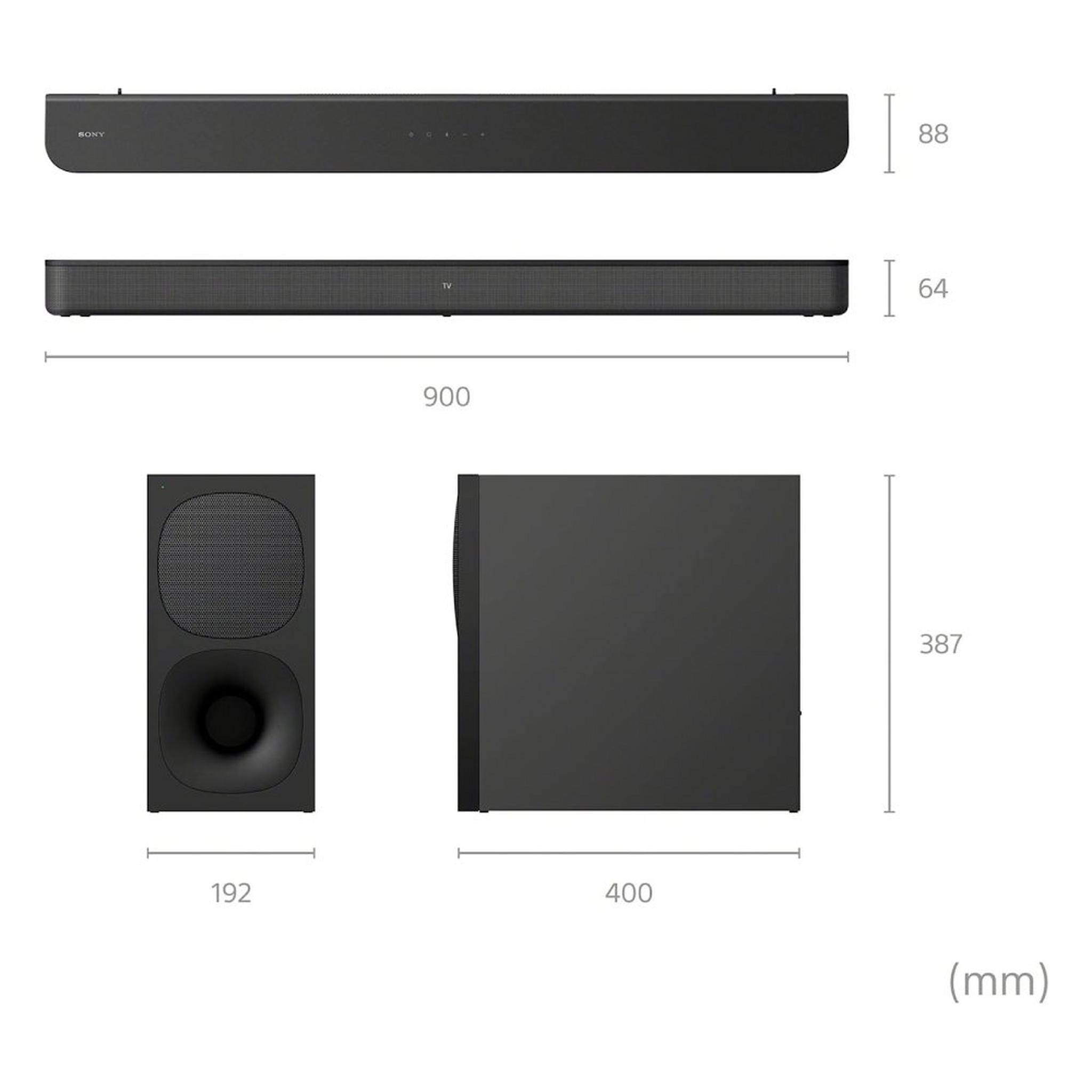 Sony Sound Bar 2.1Ch Wireless Subwoofer HT-S400