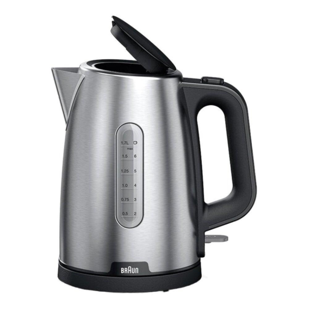 Braun Electric Kettle, 1.7L, 2200W, WK1500BK - Stainless Steel
