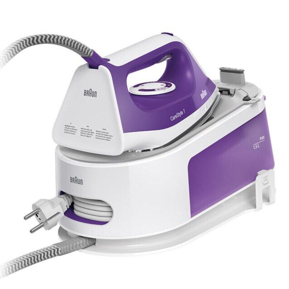 Buy Braun carestyle 1 steam generator iron, 1. 5l, 2200w, is1014vi - violet in Kuwait