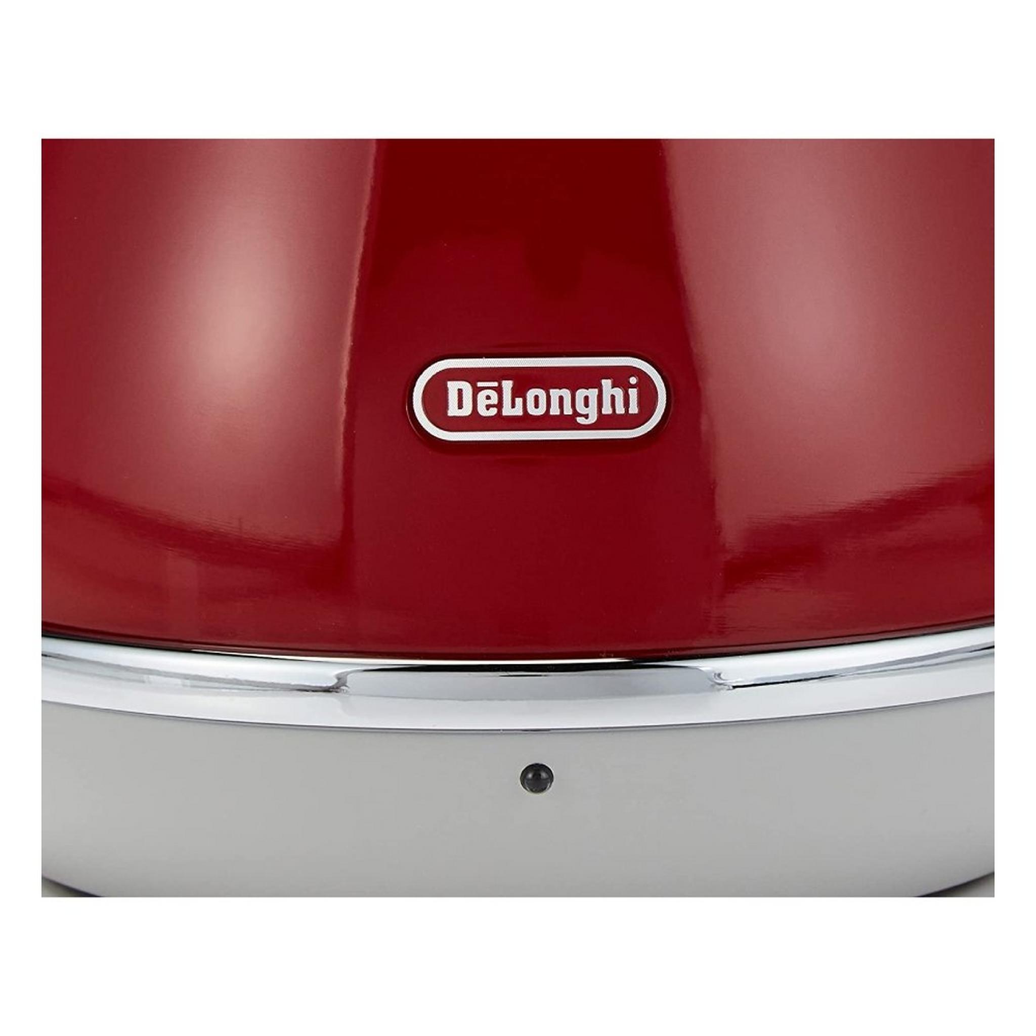 De'Longhi Icona Capitals Kettle,1.7 liters 3000W Red