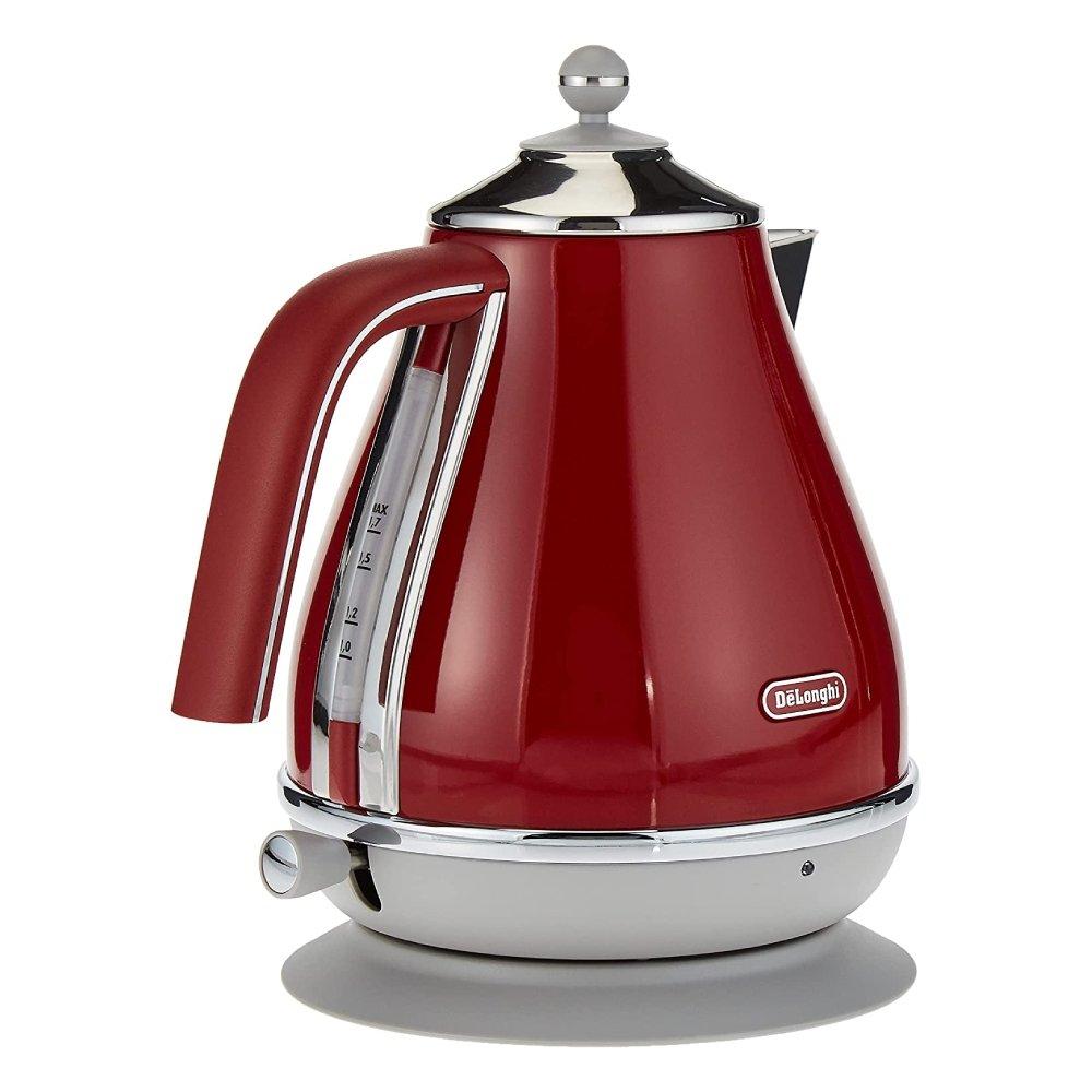 De'Longhi Icona Capitals Kettle,1.7 liters 3000W Red