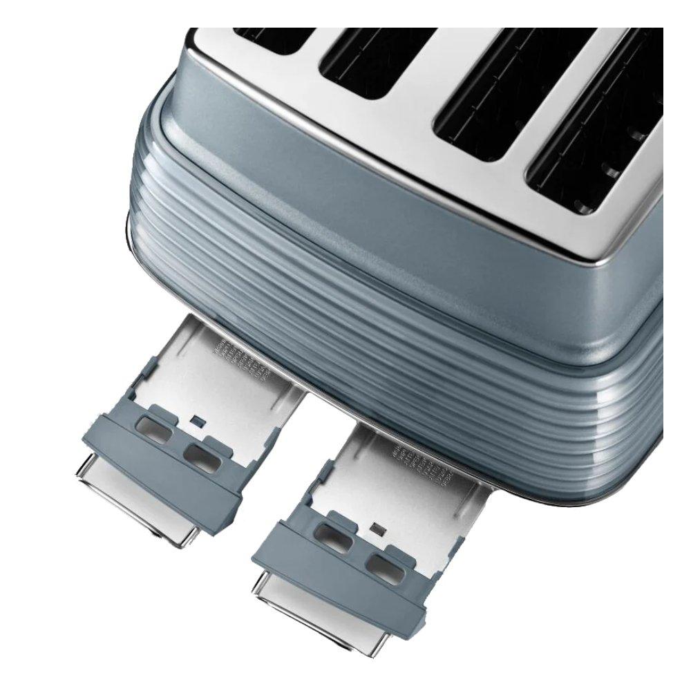 De'Longhi Scolpito 4 slice Blue Toaster 4 Slots