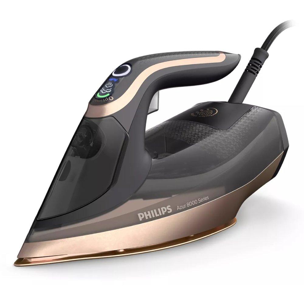 Buy Philips azur 8000 steam iron, 350ml, 3000w, dst8041/86 - black in Kuwait