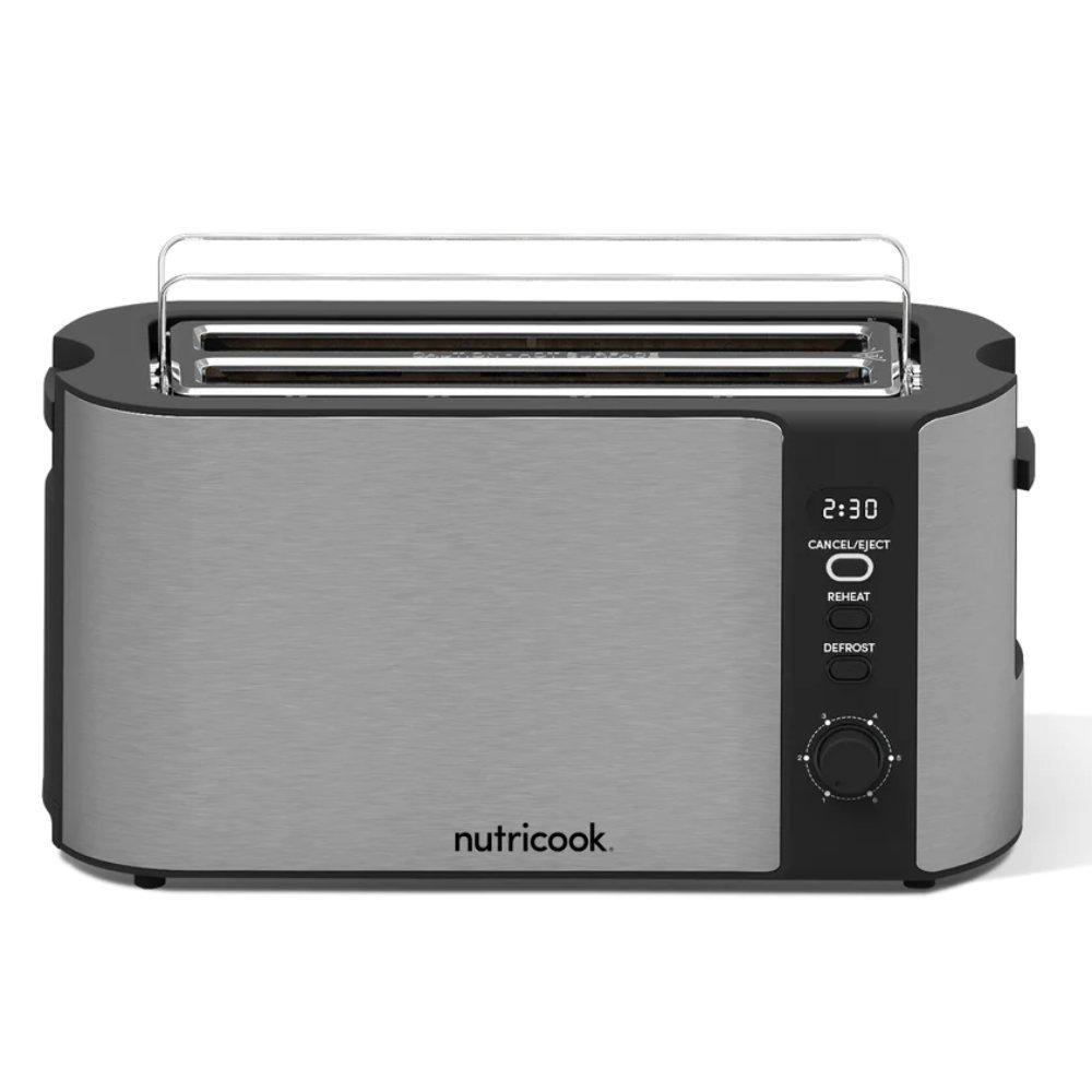 Buy Nutricook 4 slice digital toaster 1800w nc-t104s in Saudi Arabia