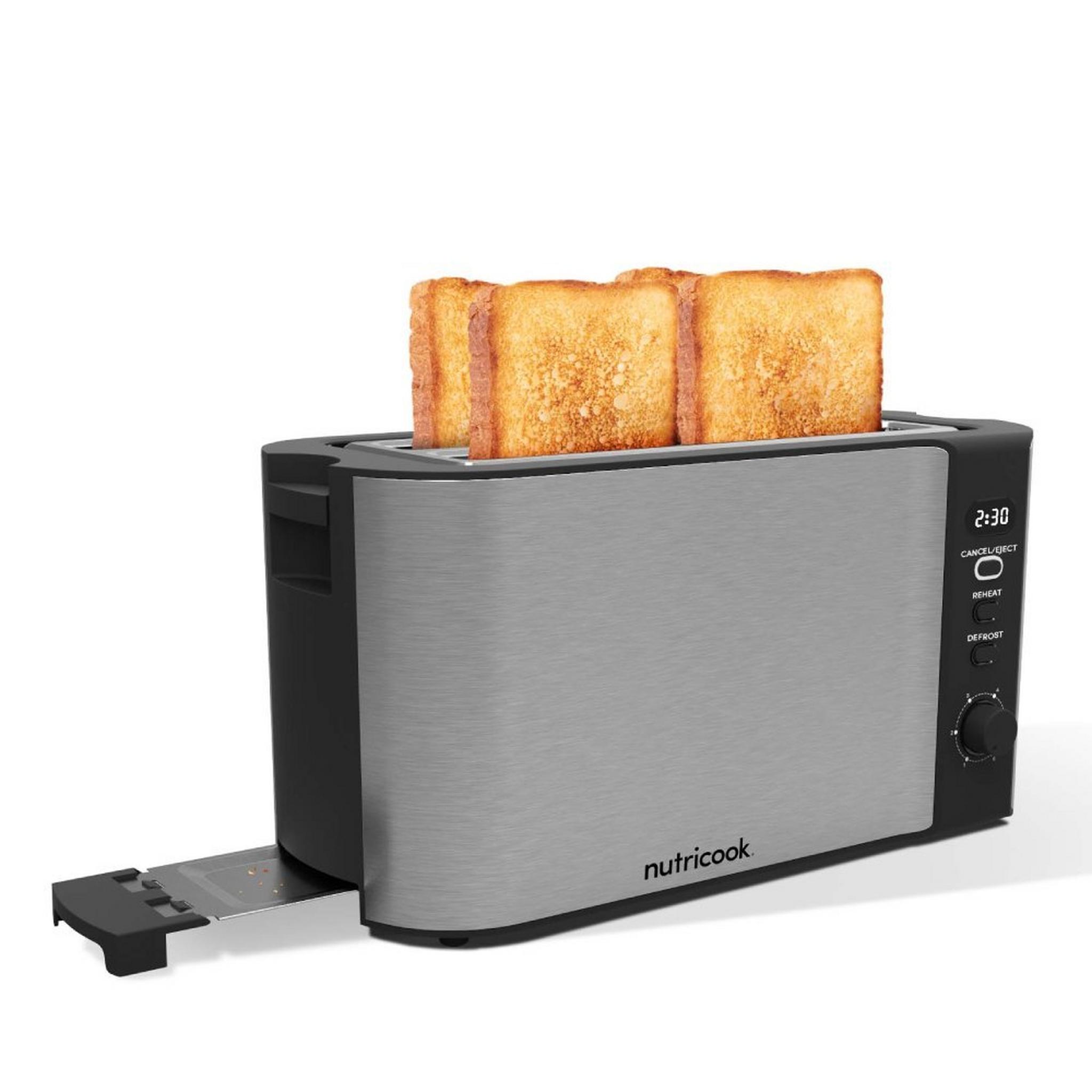 Nutricook 4 Slice Digital Toaster 1800W NC-T104S