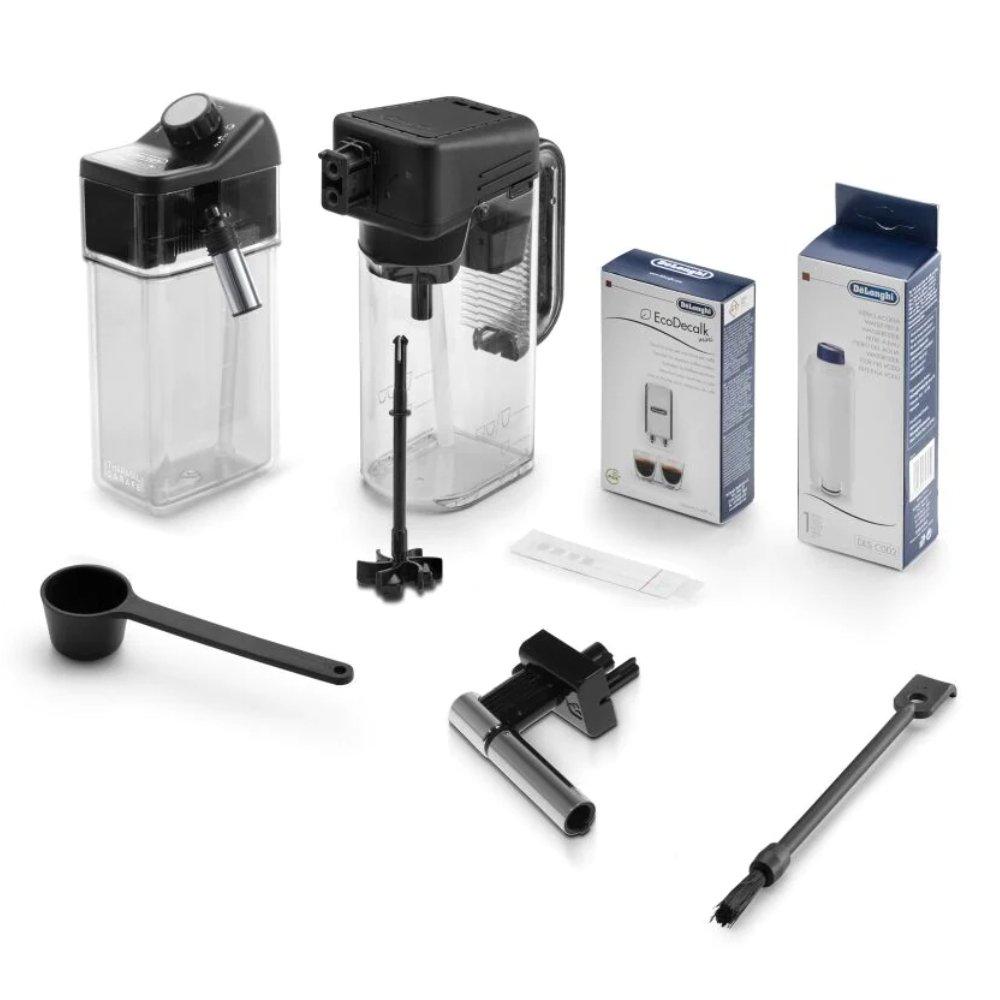 ماكينة تحضير القهوة اوتوماتيك بريما دونا ايليت من ديلونجي،  قدرة 1450 واط، سعة 2 لتر، 9DL ECAM650.75 - فضي