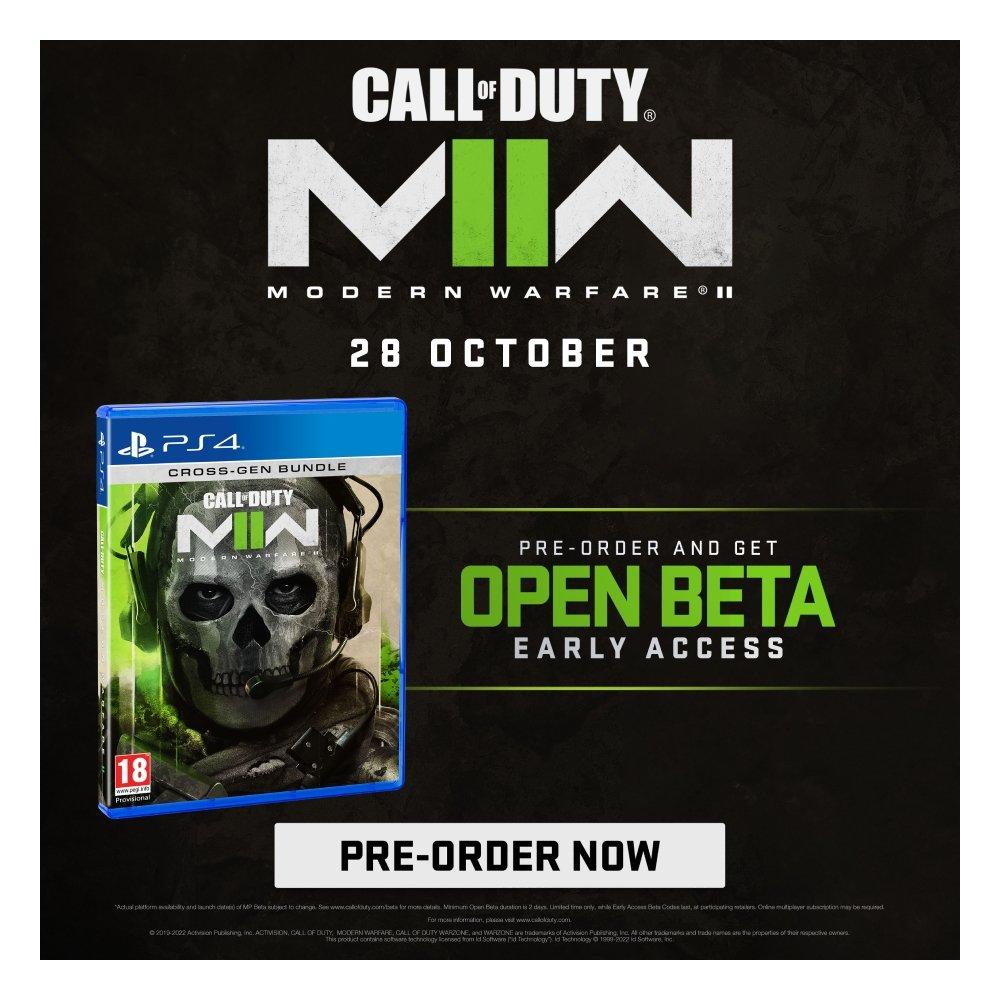 Pre Order Call of Duty: Modern Warfare II PS4