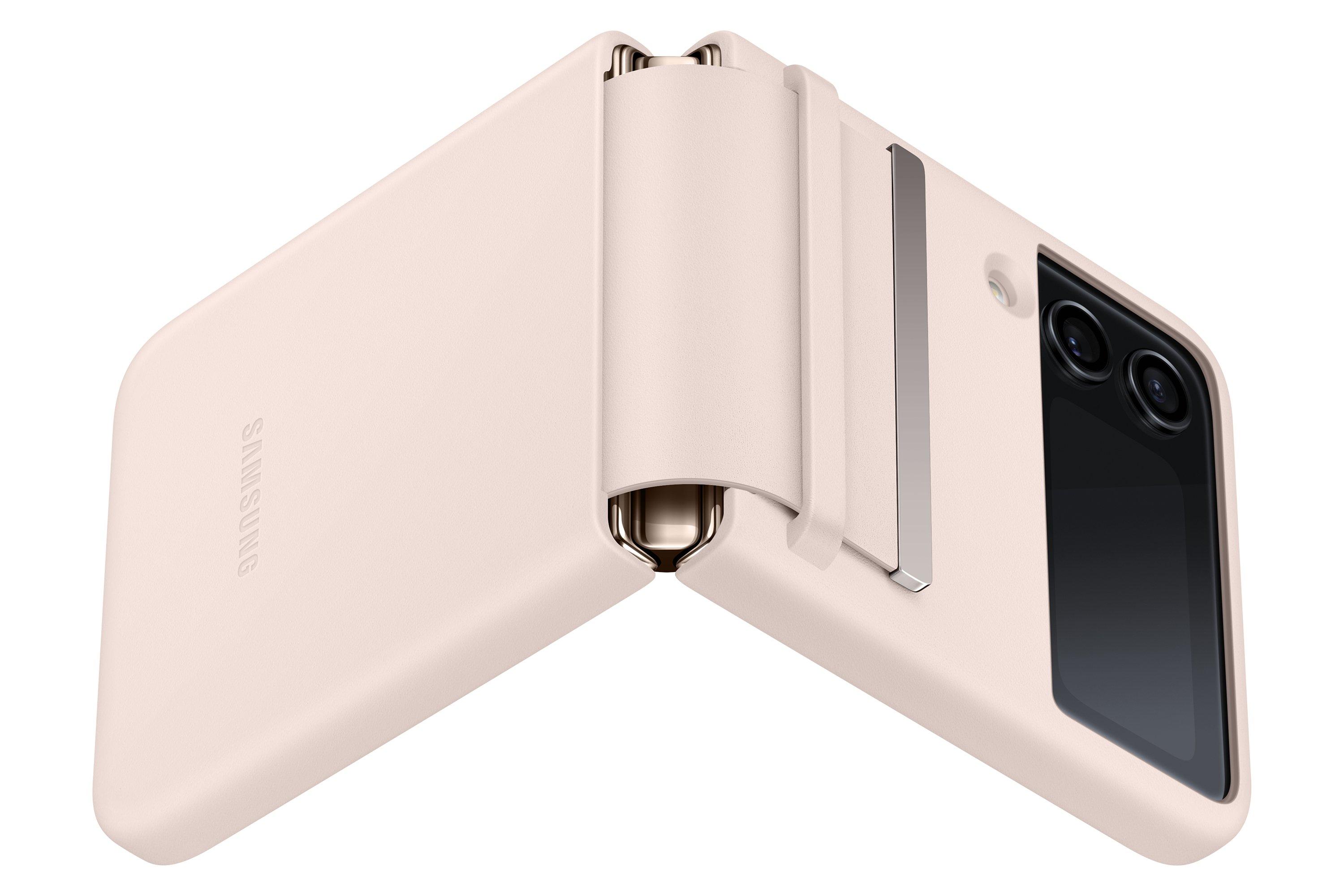 Samsung Galaxy Z Flip4 Flap Leather Cover - Purple