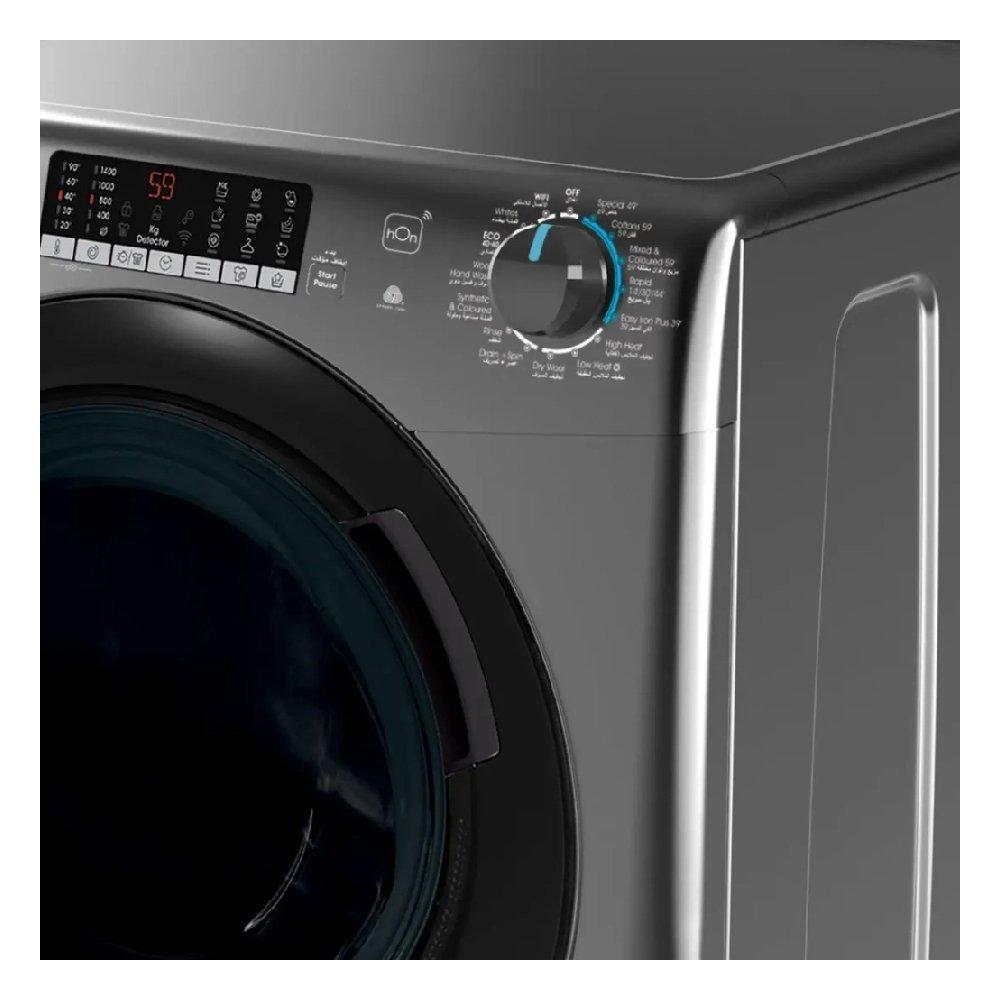 Candy Washing and Dryer Machine Front Load, 10+6 kg, 1400rpm, Class A, Wifi + Bluetooth, CSOW41066TWMBR19 - Silver