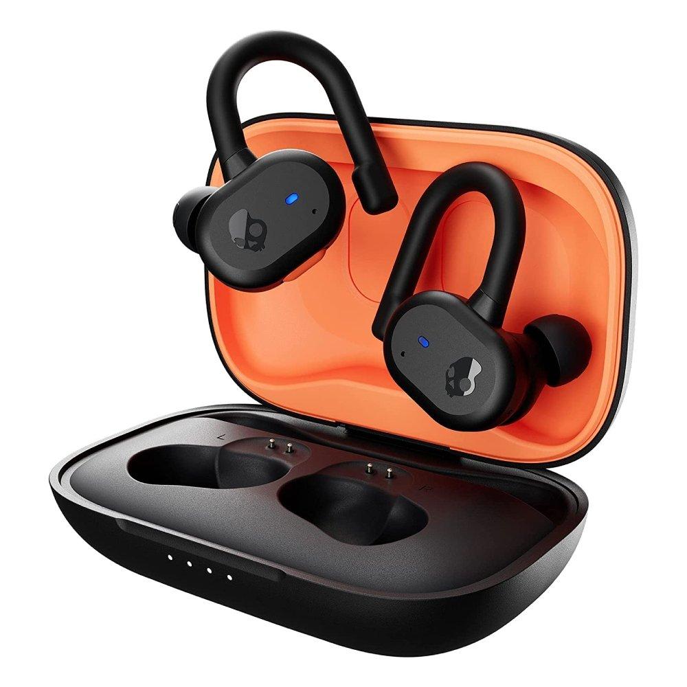 SkullCandy Push Active True Wireless Earbuds - Black/Orange