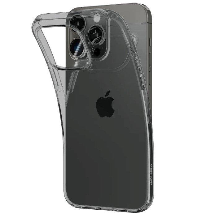 Buy Spigen crystal flex case for iphone 14 pro max - grey in Saudi Arabia