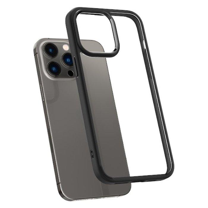 Spigen iPhone 14 Pro Crystal Hybrid Case Matte Black Price in Kuwait