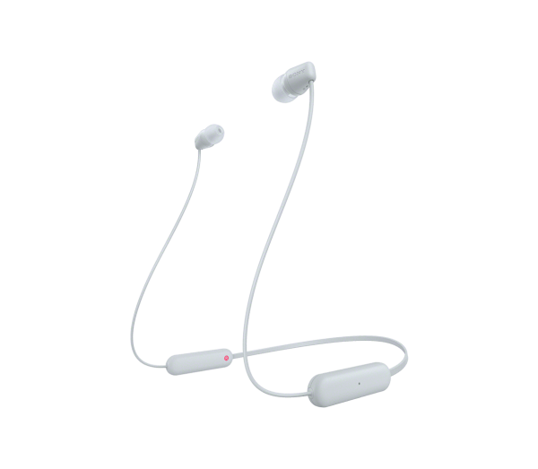 Buy Sony wireless in ear bt earphones with mic - white in Kuwait