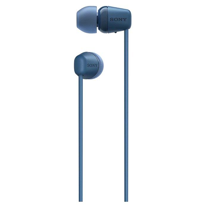 اشتري سماعات الأذن اللاسلكية بلوتوث من سوني، wi-c100/l - أزرق في الكويت