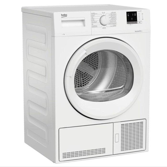 Beko Condenser Tumble Dryer 7 kg, 15 Program, DC7W - White