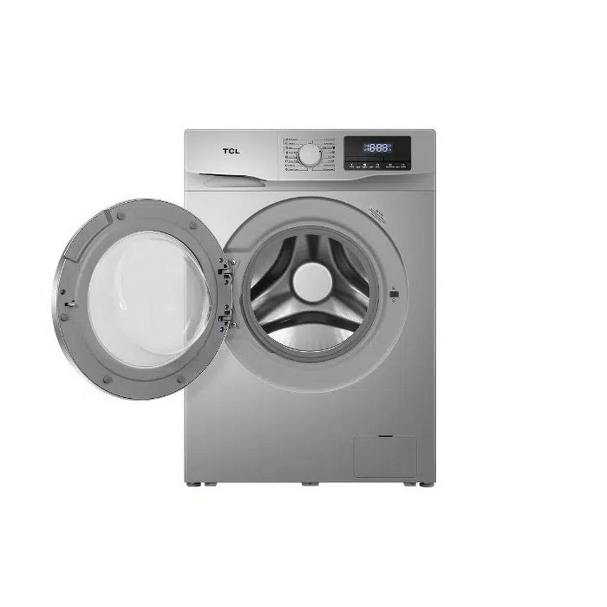TCL Front Load Washer 8kg F608FLS - Silver