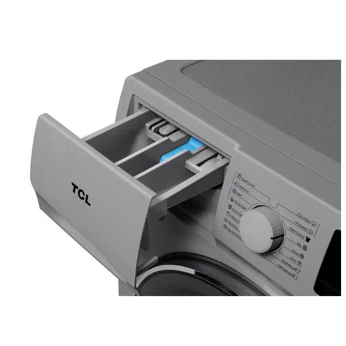 TCL Front Load Washer 8kg F608FLS - Silver