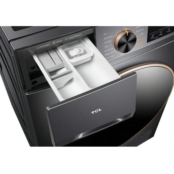 TCL Front Loading Washing Machine 10Kg Washing Capacity and 6Kg Drying Capacity C210WDG - Dark Grey