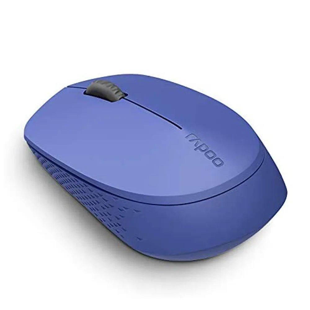 ماوس لاسلكي صامت متعدد الأوضاع رابو  M100 | أزرق