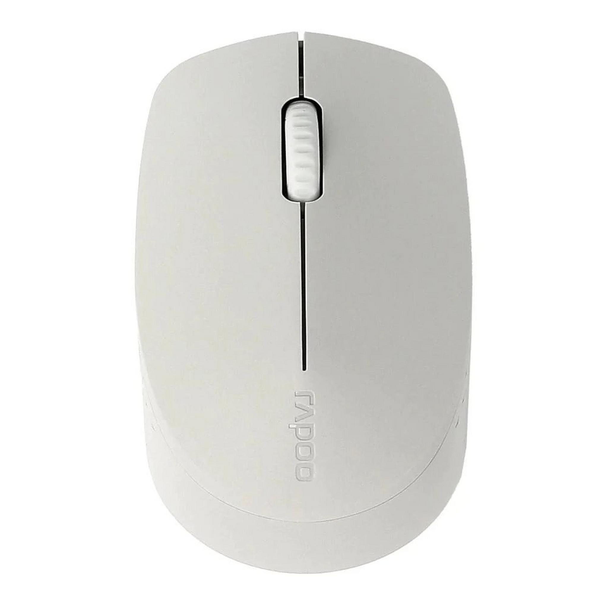 Rapoo M100 Silent Multi-Mode Wireless Mouse | Light Grey